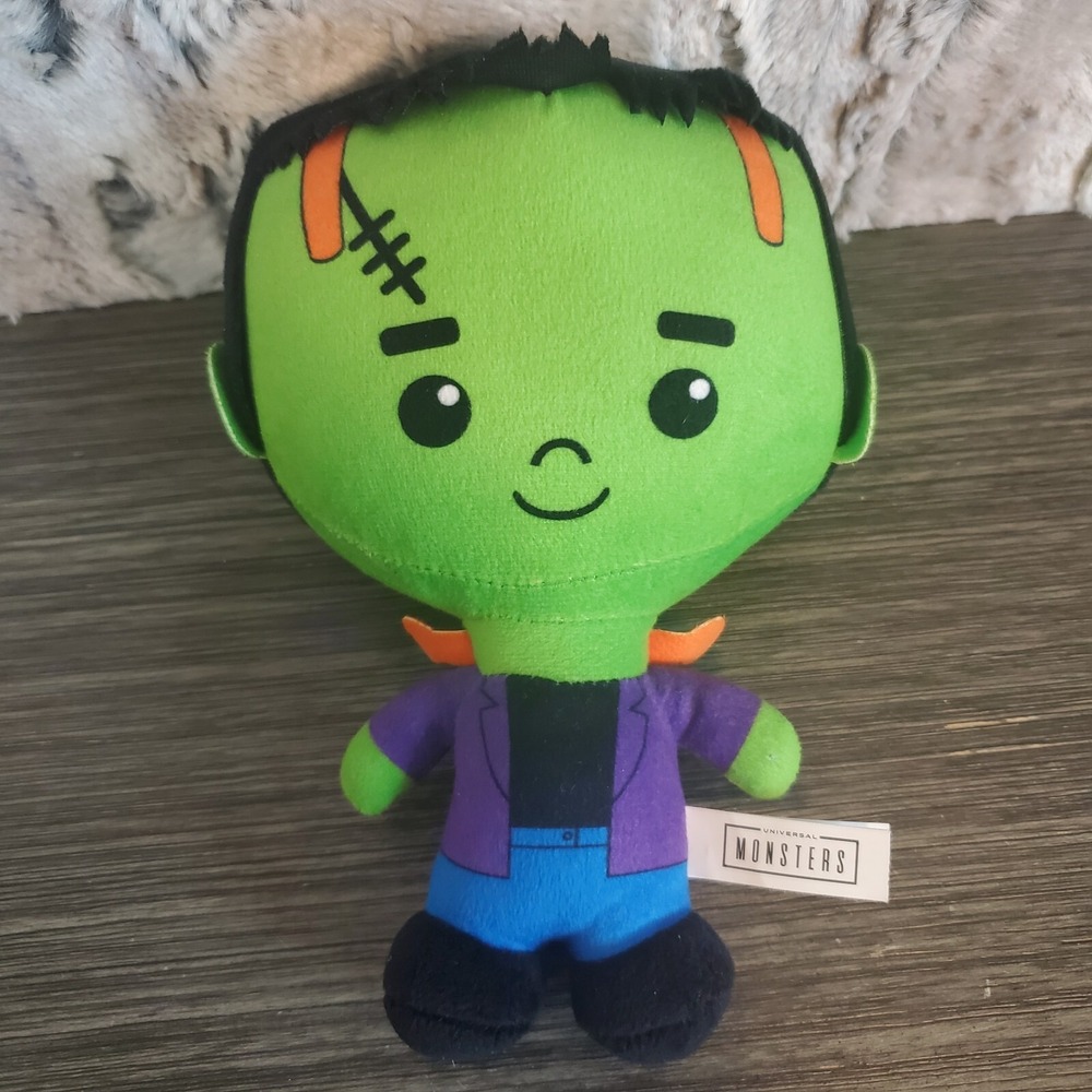 Frankenstein 7" Universal Monsters Plush Stuffed Halloween Character Toy EUC